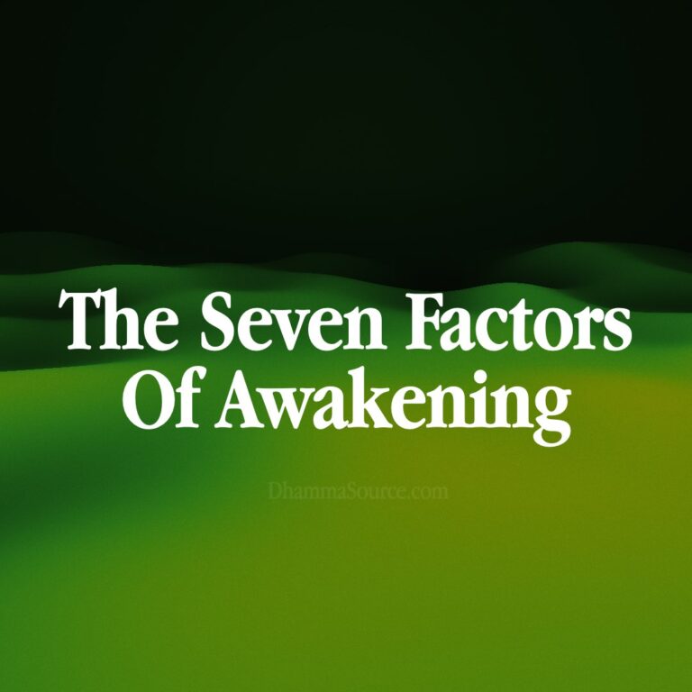 The Seven Factors of Awakening