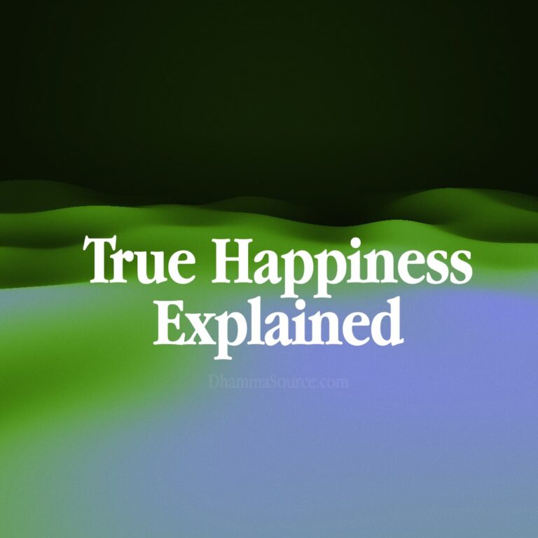 What is true happiness?